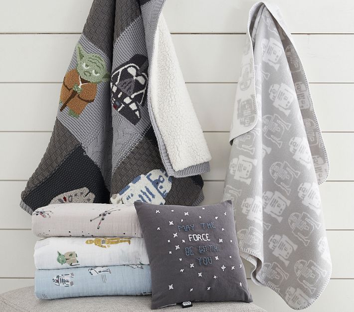 Star Wars™ Patchwork Baby Blanket Pottery Barn Kids
