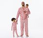 Adult Silky Tencel Check Pajama Set