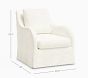 Kelsey Slipcovered Swivel Glider