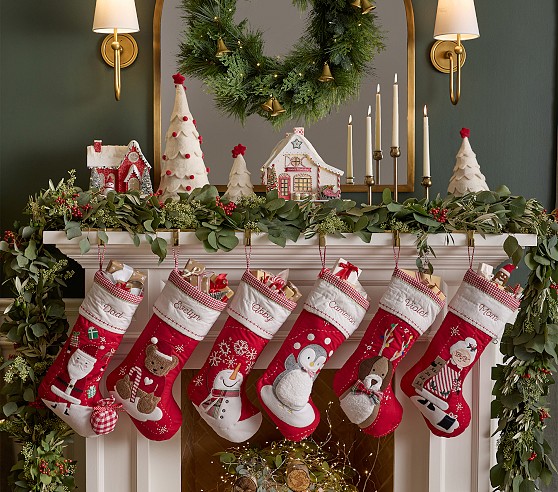 Riley Sheehey Needlepoint Christmas Stocking Collection