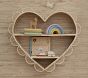 Quinn Rattan Heart Shelf (24.5&quot; x 27&quot;)