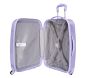 Mackenzie Lavender Glitter Hard-Sided Luggage