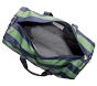 Fairfax Green/Navy Rugby Stripe Large Duffle Bag
