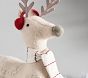 Wool Reindeer Decor, Set of 2