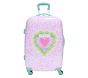 Mackenzie Pink Heart Tie Dye Hard-Sided Luggage