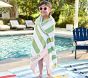 Rugby Stripe Flamingo Kid Beach Towel UPF 50+