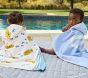 Submarine Baby Beach Hooded Towel UPF 50+