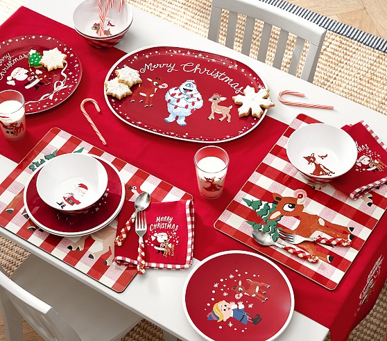 Rudolph® Tabletop Collection | Pottery Barn Kids