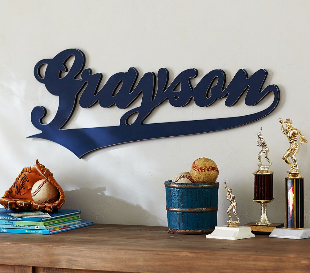 Pottery Barn Kids Varsity Font Name