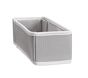 Canvas Changing Table Storage, Gray