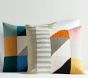 west elm x pbk Divided Squares Crewel Sham