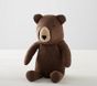 west elm x pbk Brown Bear Felted Nursery Plush