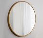 west elm x pbk Metal Framed Wall Mirror, Round