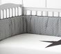 The Emily & Meritt Black Star Organic Crib Fitted Sheet