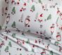 Holiday Santa Flannel Sheet Set &amp; Pillowcases