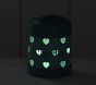 Mackenzie  Aqua Multi Heart Glow-in-the-Dark Hot &amp; Cold Container