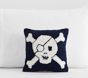 Skull Hook and Loop Pillow