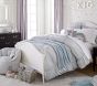 Ruched Stripe Duvet Cover &amp; Shams