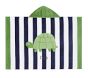 Turtle Stripe Baby Beach Hooded Towel UPF 50+