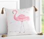 Watercolor Flamingo Pillow