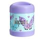 Mackenzie  Aqua Lavender Pretty Butterflies Hot &amp; Cold Container