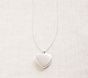 Silver Heart Locket Necklace