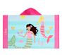 Classic Mermaid Kid Beach Hooded Towel UPF 50+