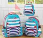 Fairfax Navy Striped Backpacks