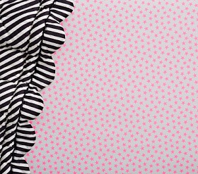 The Emily & Meritt Neon Stars Crib Sheets | Pottery Barn Kids