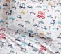 Things That Go Flannel Sheet Set &amp; Pillowcases