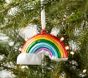 Light Up Mercury Glass Rainbow Ornament