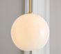 west elm x pbk Sculptural Glass Globe Pendant