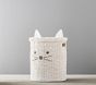 Kitty Shaped Wicker Hamper