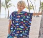 Funny Fish Kid Beach Poncho