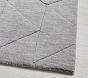 west elm x pbk Carved Triangles Wool Rug