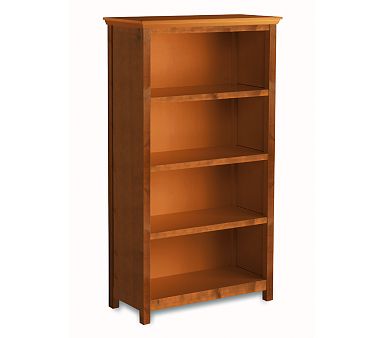Cameron Bookcase 4-Shelf, Honey