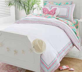 Lilly Pulitzer Border Duvet Cover & Shams | Pottery Barn Kids