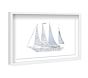 Sailboat Map Wall Art (25&quot; x 17&quot;)