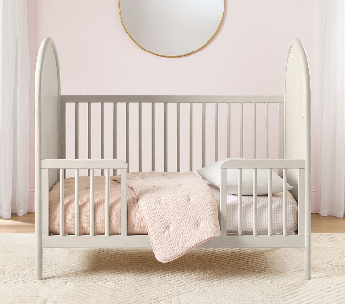 キングカウベイビー Carlson Convertible Crib | Washed Linen - WestWoodBaby