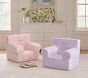 Kids Anywhere Chair&#174;, Lilac Clipped Jacquard Daisy Slipcover Only