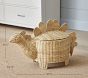 Woven Dino Shaped Lidded Storage