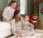 Holiday Teddy Bears Adult Relaxed Fit Crew Pajama Set