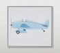 Watercolor Plane Wall Art