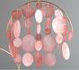 Pink Capiz Circle Mobile