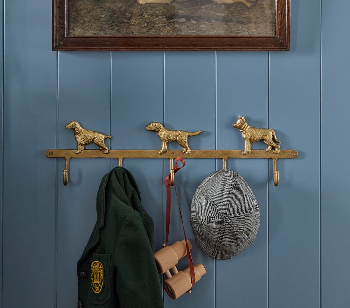 Cast Metal Brass Hook Racks (24