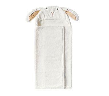 Faux Fur Elephant Baby Hooded Towel