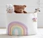 Embroidered Rainbow Storage Bin