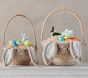 Taupe Fur Bunny Easter Basket Liners