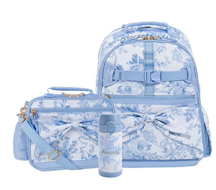 Blue Damask Adaptive Backpack Bundle | Pottery Barn Kids