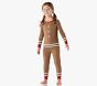 Gingerbread Tight Fit Kid Pajama Set